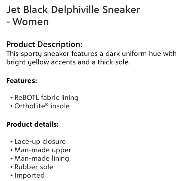 Timberland Jet Black Delphiville Sneaker Women’s Size 5.5 Sporty Uniform - Picture 7 of 7